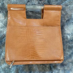 Beis The Crossbody in Cognac Croc | Color: Brown | Size: Os |